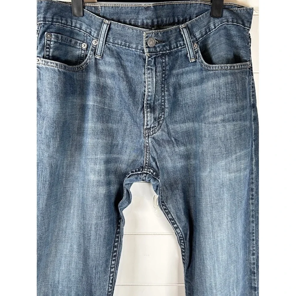 Levi's 514 Straight Fit Denim Jeans‎ Blue Mens Size 34x32